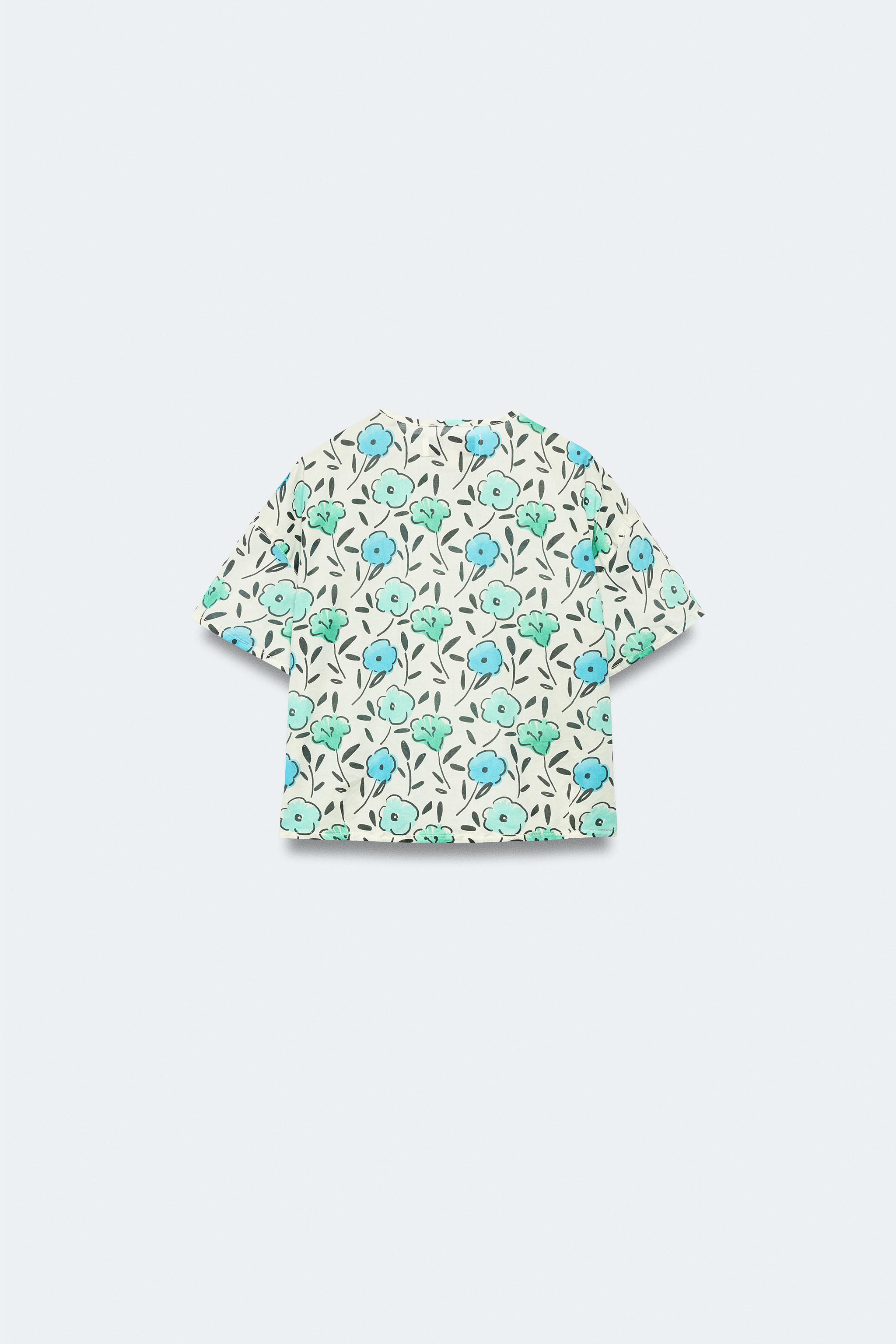 2-14 YEARS / FLORAL PRINT BLOUSE LIMITED EDITION